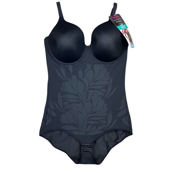 Maidenform XXL Shapewear FitSense Extra Firm Shaping Bodysuit NWT FLS075 Black - Picture 3 of 7